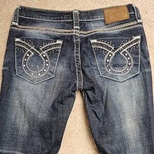 Big Star Women's Straight Leg Jeans - Dark Blue